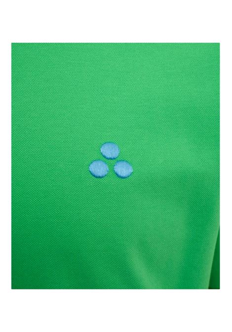 Polo con logo ricamato verde PEUTEREY | Polo | PEU3937 99011991674